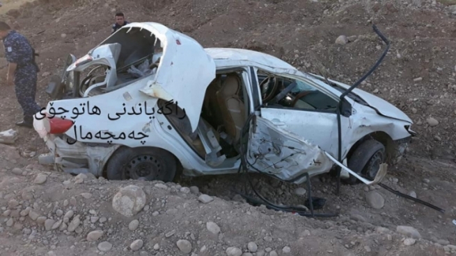لە چەمچەماڵ دوو برا بەهۆی ڕووداوێکی هاتوچۆوە گیانیان لە دەست دا